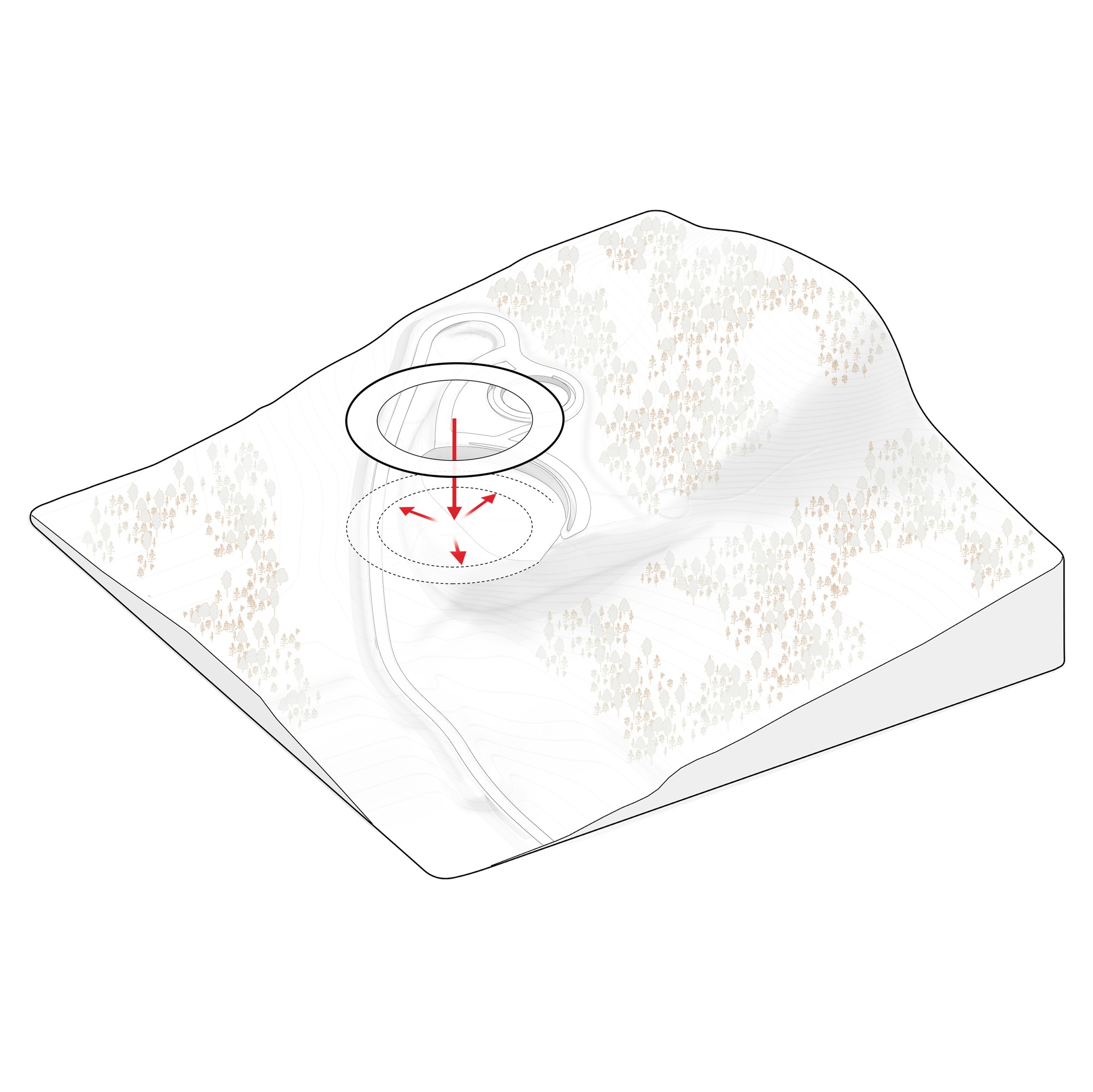 Halo Funeral Center, diagram