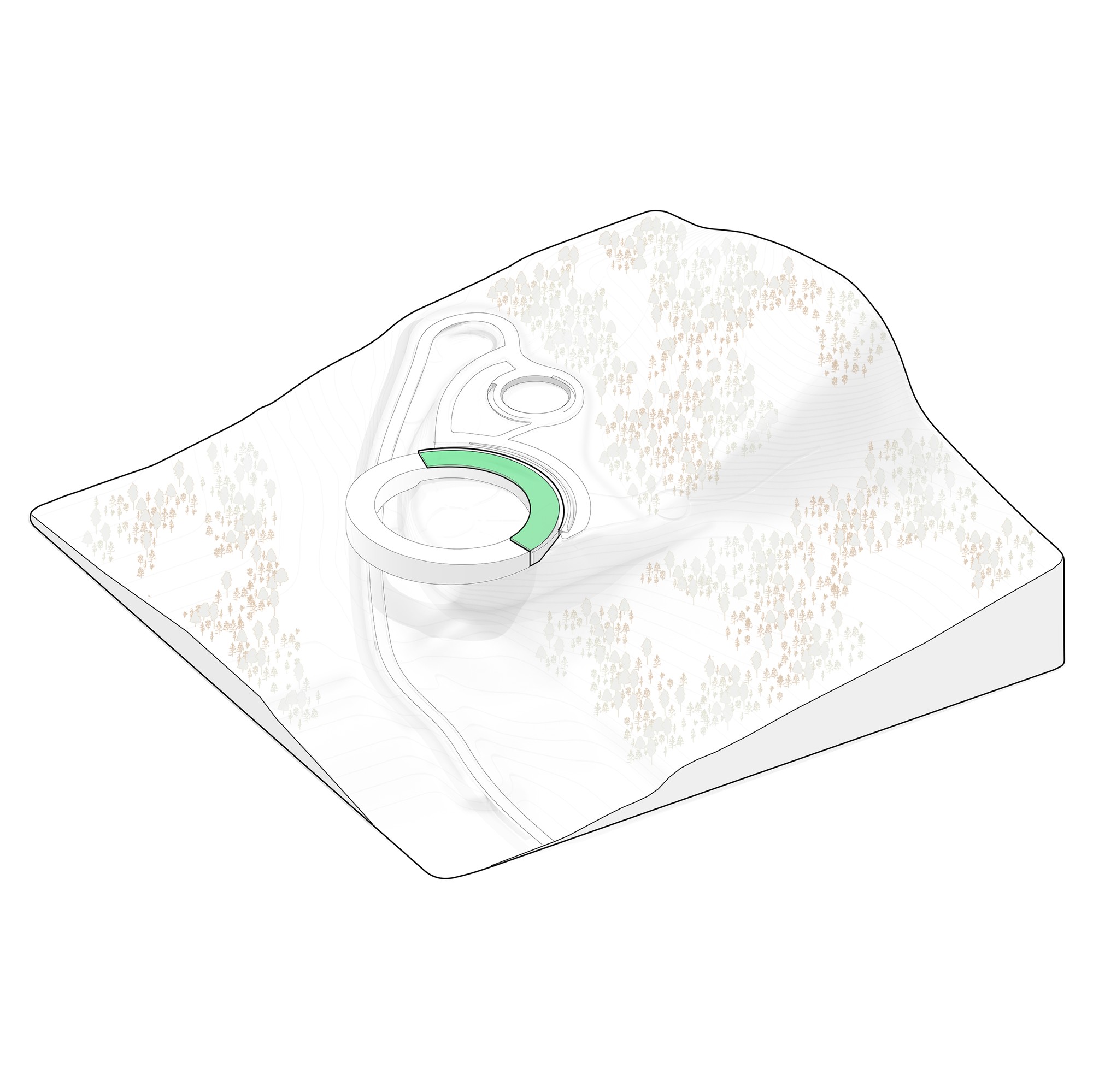 Halo Funeral Center, diagram
