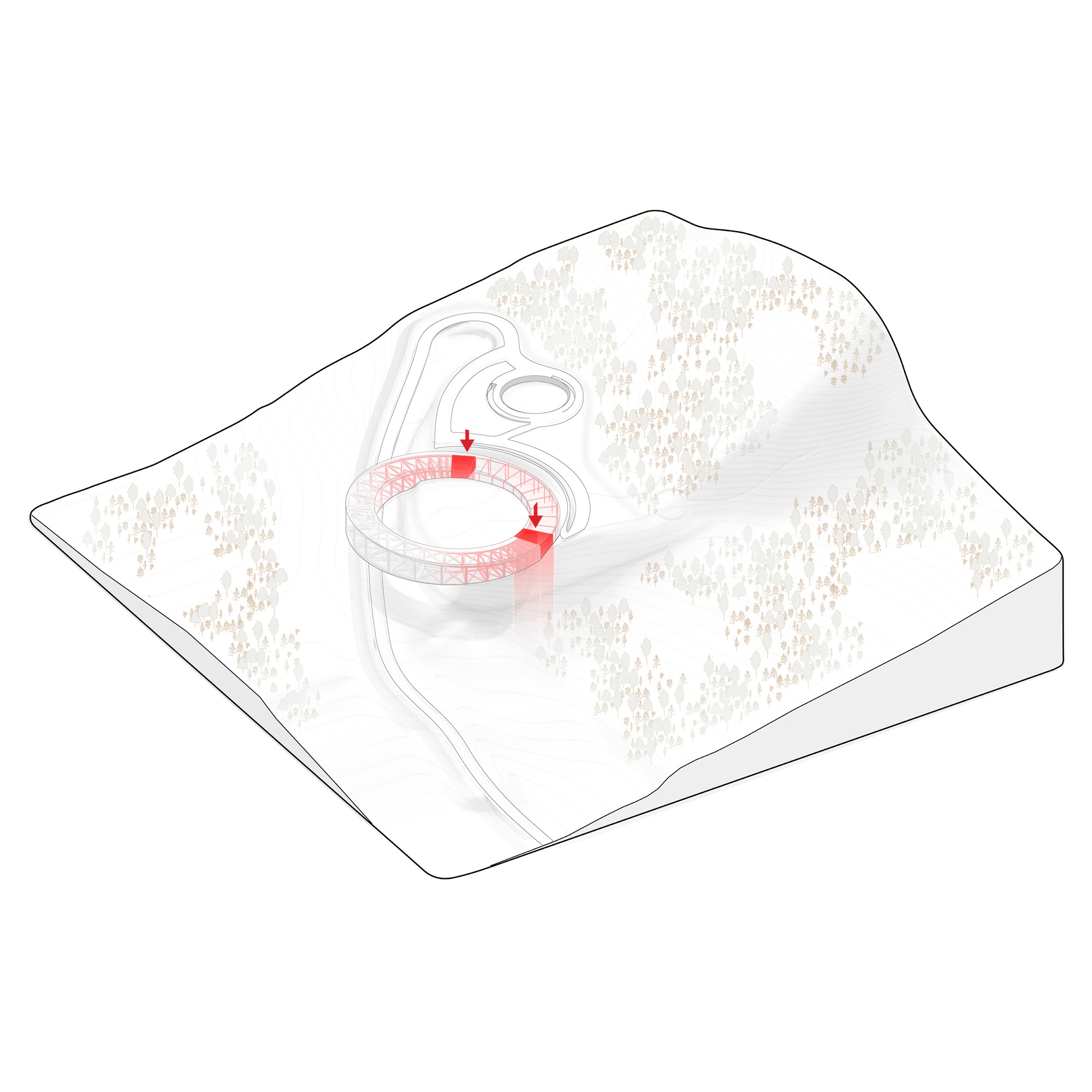 Halo Funeral Center, diagram