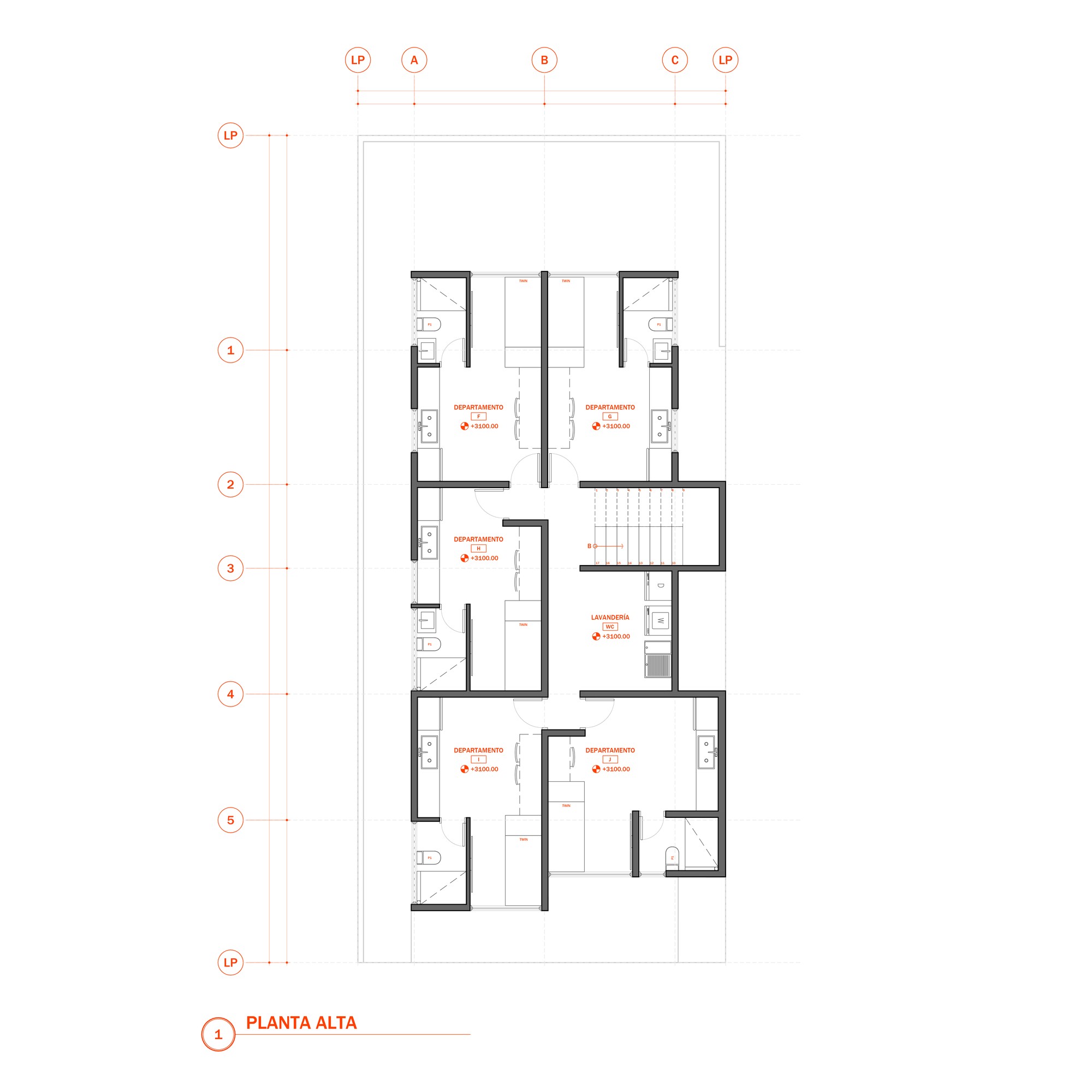 House Nine, plan