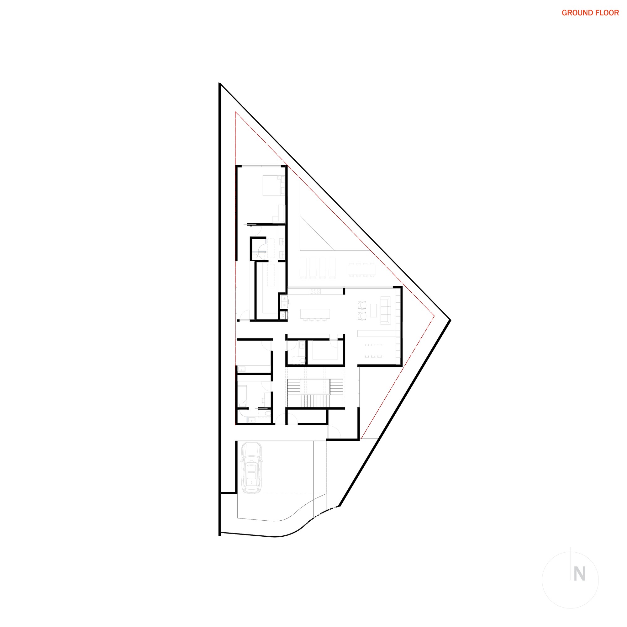 La Noria House, plan